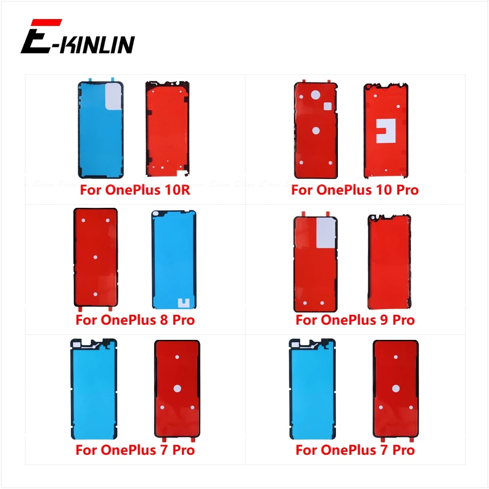 Back Cover LCD Display Screen Sticker Adhesive Glue Tape For OnePlus 7 7T 8 9 10 10R Pro 5G Replacement Parts