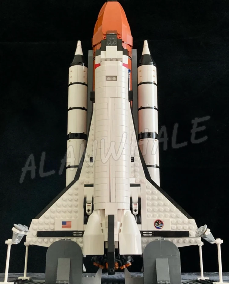 1230pcs Creator Expert Shuttle Expedition Space Mission Maintenance Vehicle 16014 Building Blocks toys Compatible With Model