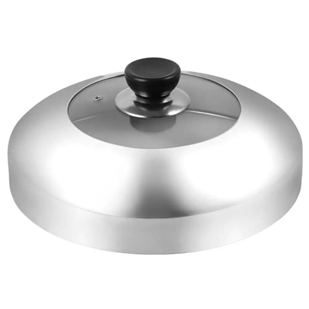 

Stainless Steel Pot Lid Pan Covers Cooking Griddle Cookware Frying Steamer Insert