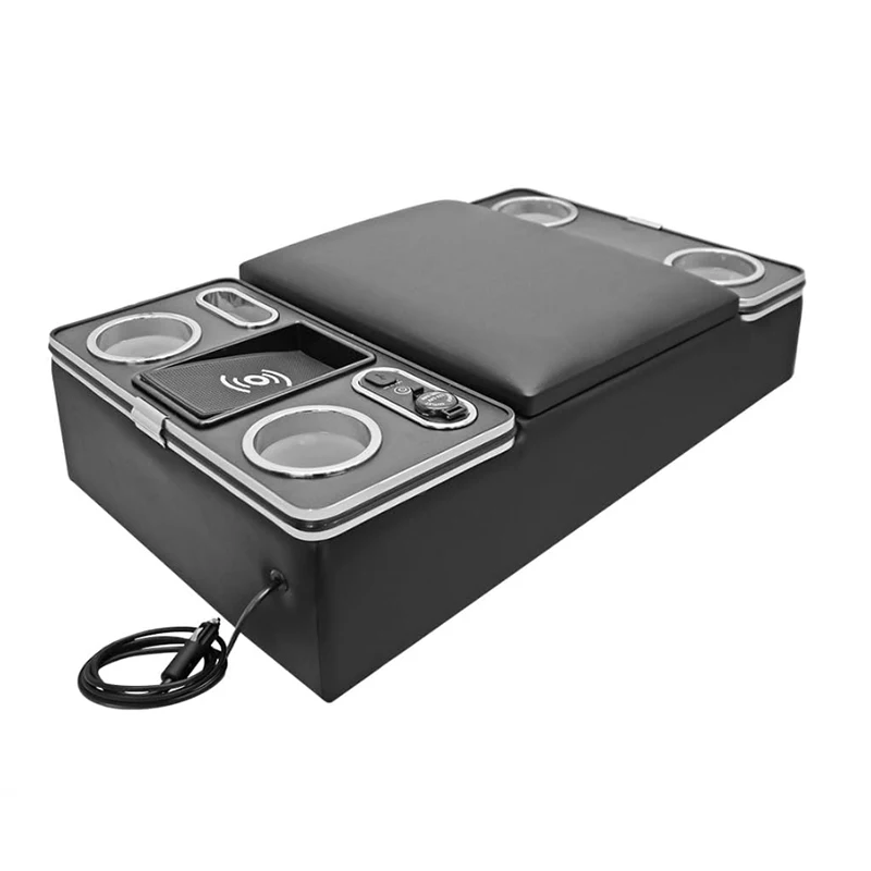 Fit for Toyota Hiace 200 Series DX Armrest Box Dedicated Center Console Box Drink Table 6 Type Drink Tab HIACE