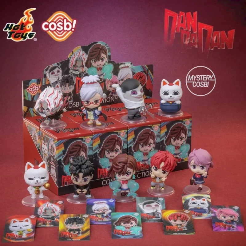 

Аутентичные горячие игрушки Dandadan Cosbi Collection 8 + 1 слепая коробка Chibi Q-Version Фигурки Okarun Momo Speed Granny ПВХ Аниме Кукла Декор