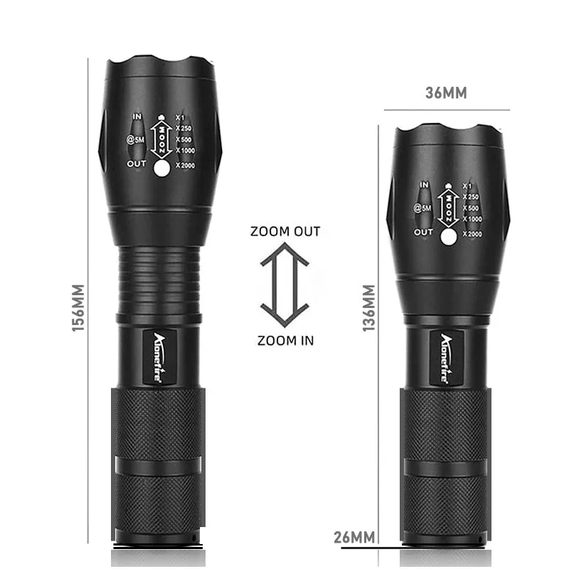 High-power counterfeit detector ultraviolet light uv 365+395nm Tsinghua purple light fluorescent light scorpion glare flashlight