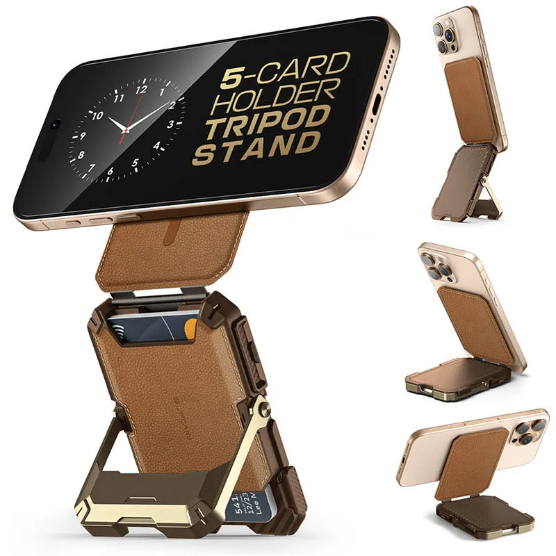 SUPCASE Magnetic Tripod Phone Stand änder Kreditkarten halter für iPhone 16/15/14/13/12 verstellbarer Telefonst änder kompatibel 6