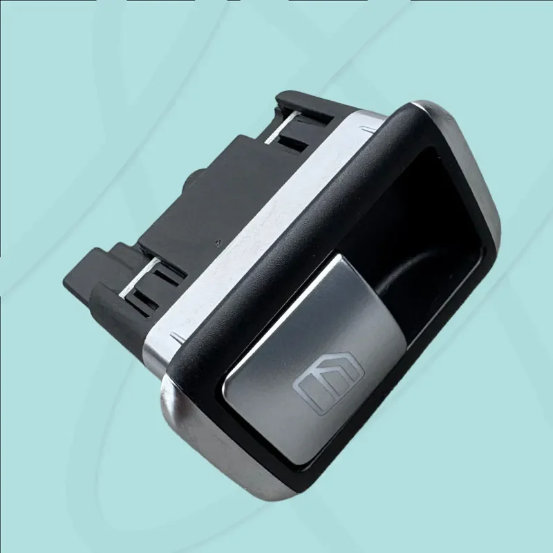 For Mercedes Benz A B C E Class GLA GLK GLE GLS CLA Window Lift Switch Electroplated Silver Power Glass Control Button 2