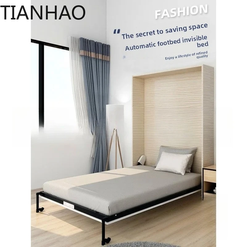 New Invisible Bed Multi-functional Folding Single Household Small Apartment Hidden Double Murphy Bed Is Now Made