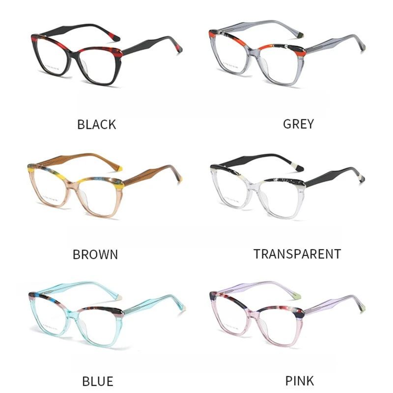 MCYFC Full Rime Eyeglasses Frame for Women Acetate Material Natural Style Design Hand Made Fashion Trend Glasses Frames for Men