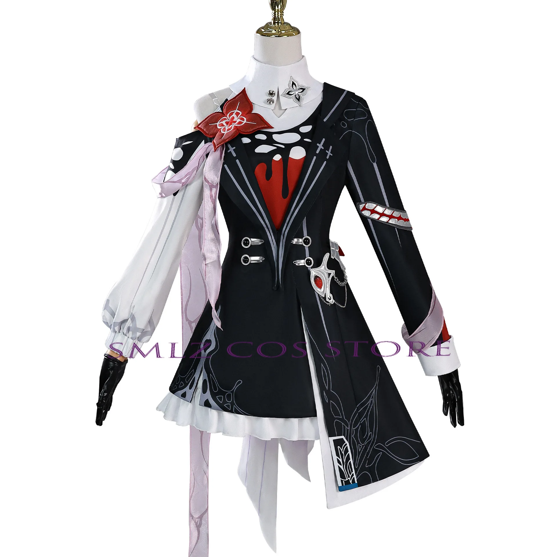 Newly Evernight Cosplay Honkai：Star Rail March 7th Costume Women Cosplay Dress Suit Halloween Carnival Party Role Play Outfit