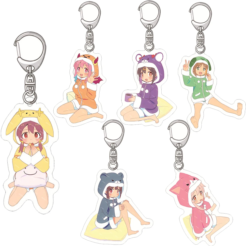 55MM Anime Onimai: Ich bin jetzt deine Schwester! Acryl-Schlüsselanhänger Oyama Mahiro Oyama Mihari Hozuki Kaede Hozuki Momiji Figur Niedliche Geschenke