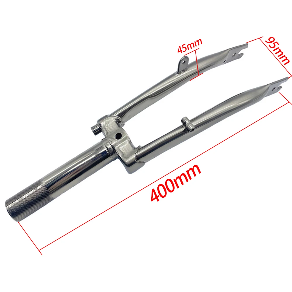 Titanium Front Fork For Brompton Folding Bike Light Threaded Fork 1&1/8\