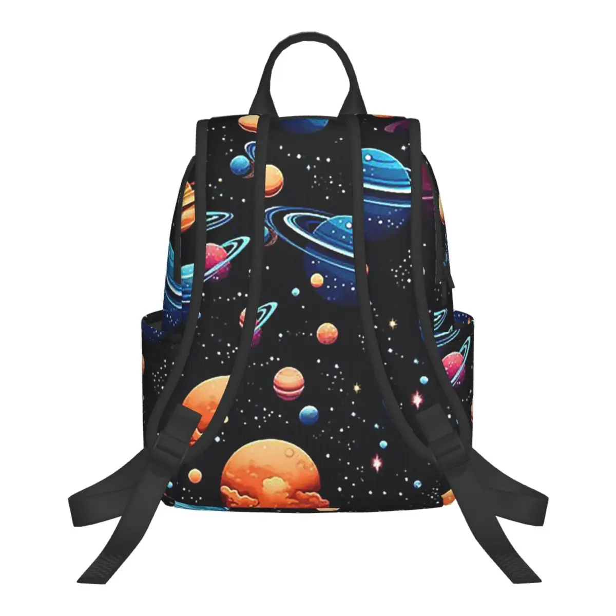 Solar System Space Planets Universe Student Backpack School Bag Hiking Travel Daypack for Men Women Bookbag Shoulder Bags