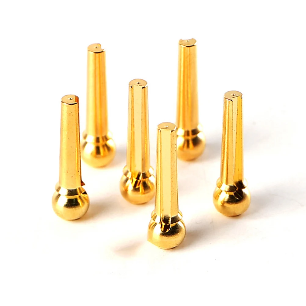 

Guitar Bridge Pin Guitar String Studs Metal Guitar Bridge Pins Brass Guitar Bridge Pins Guitars Replacement