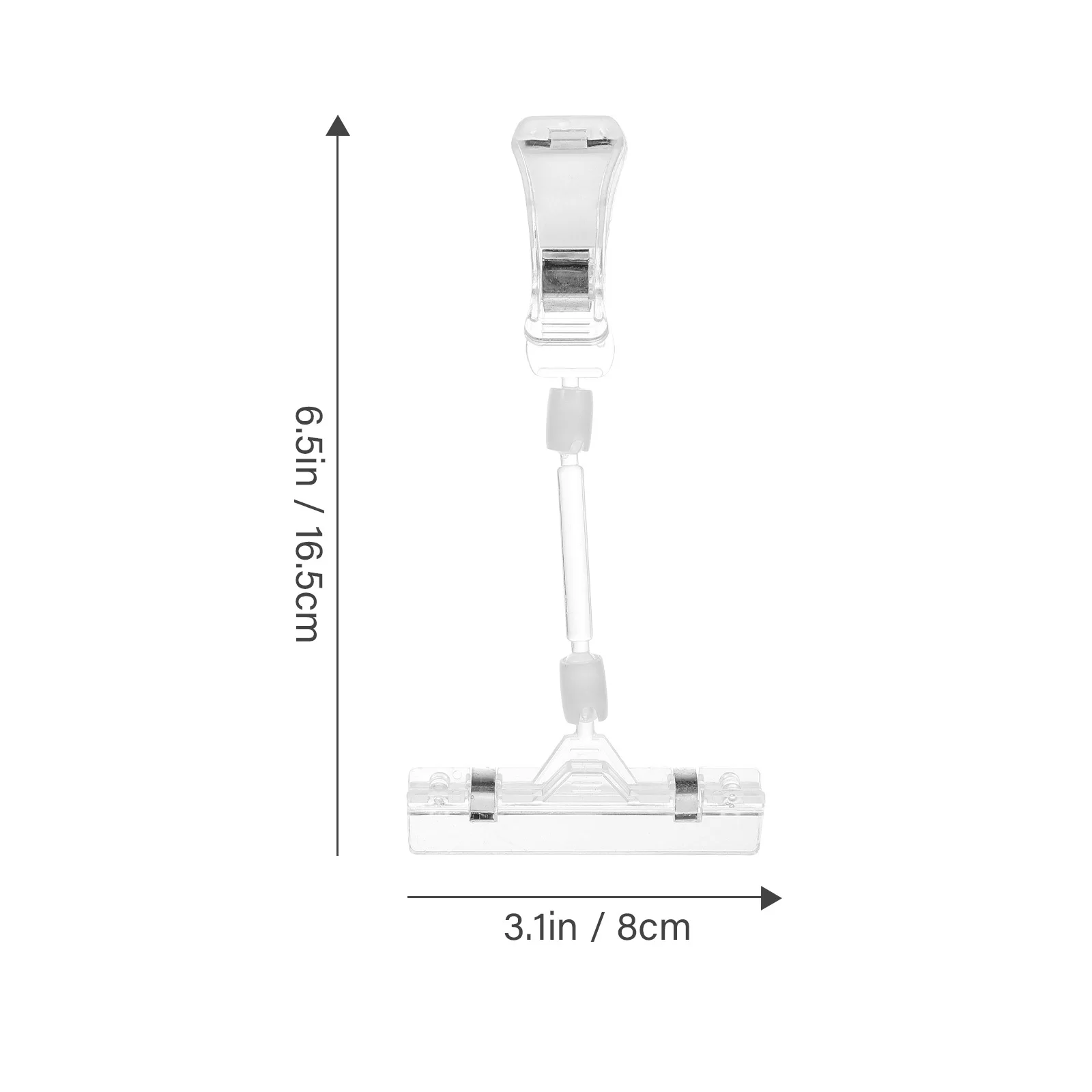10 قطعة شارة السعر ملصق كليب واضح للتدوير حامل علامة لسوبر ماركت متجر بيع بالتجزئة عرض قطب البضائع كليب #5