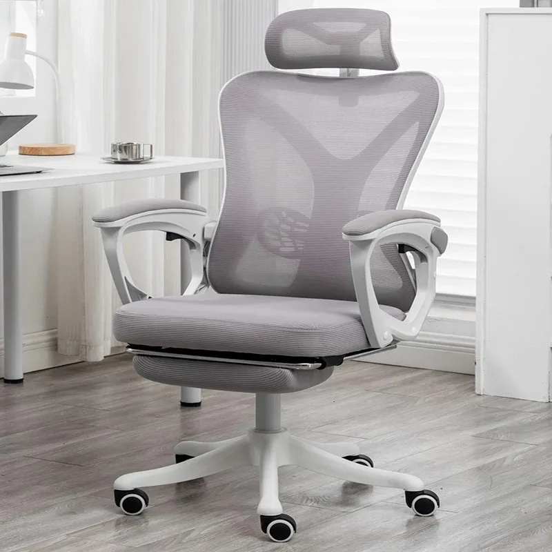 Armchair Chaise Gaming Chair Kawaii Swivel Waiting Ergonomic Office Chair Ergonomic Editor Vanity Silla Oficina House Furniture