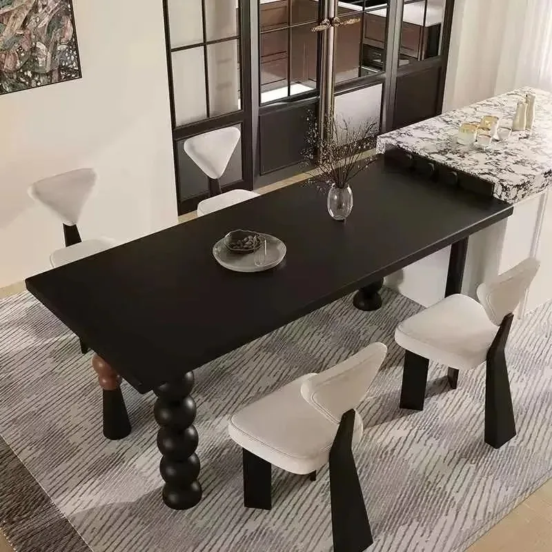 Aesthetic Decoration Dining Tables Design Party Event Luxury Kitchen Dining Tables Fashion Interior Mesa Lounge Suite Furniture