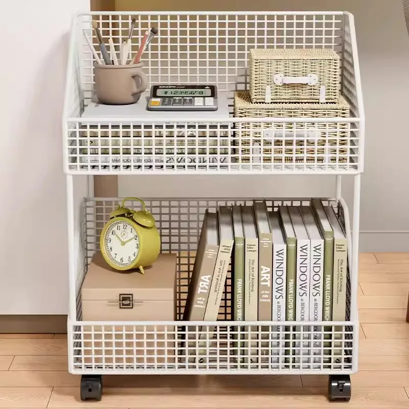 Multi-layer Under The Table Snack And Toy Storage Rack Movable Storage Shelf Load-bearing Storage Basket Easy To Install