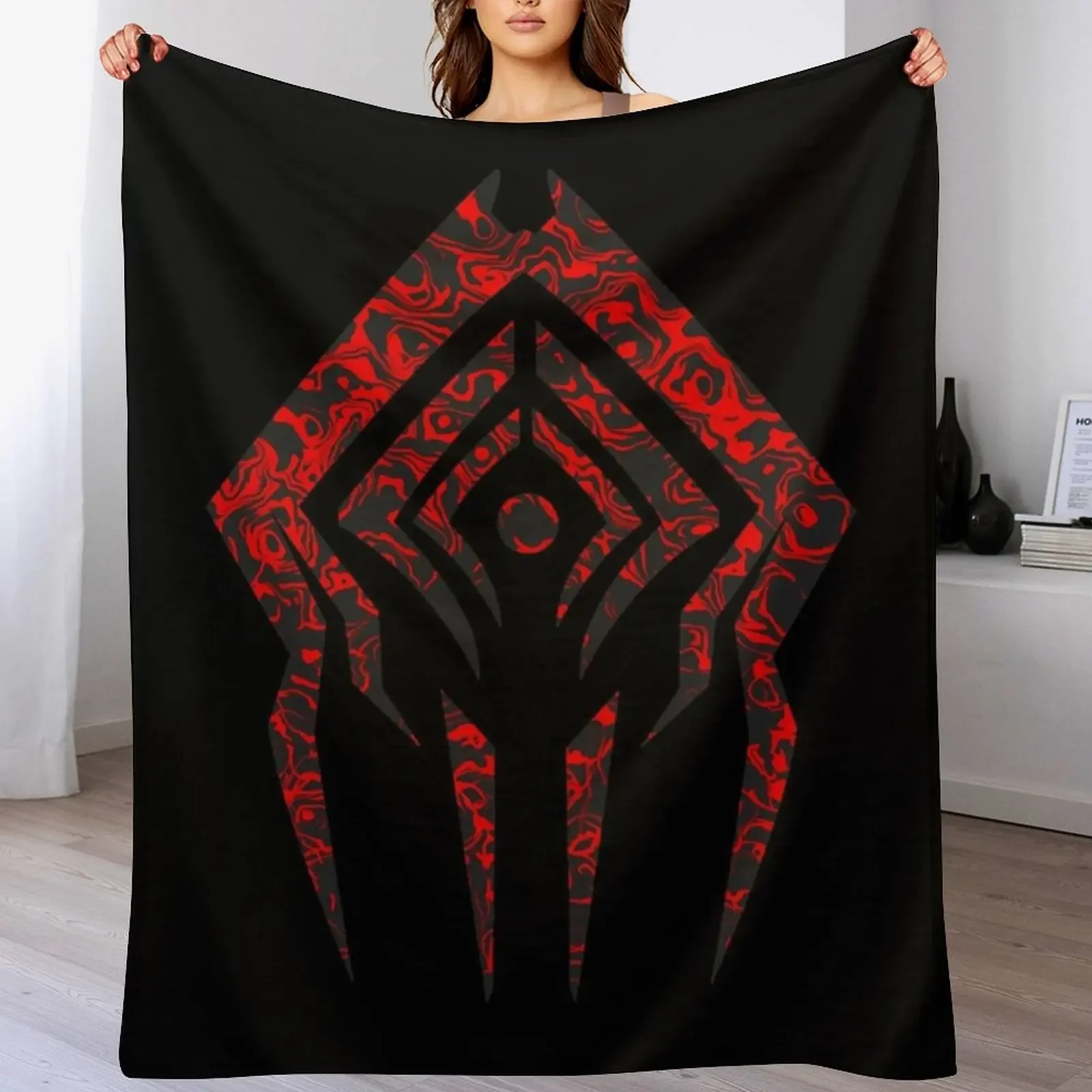 

Warframe Stalker Sigil Classic Throw Blanket Soft Plaid Travel Beautifuls Blankets For Sofas Blankets