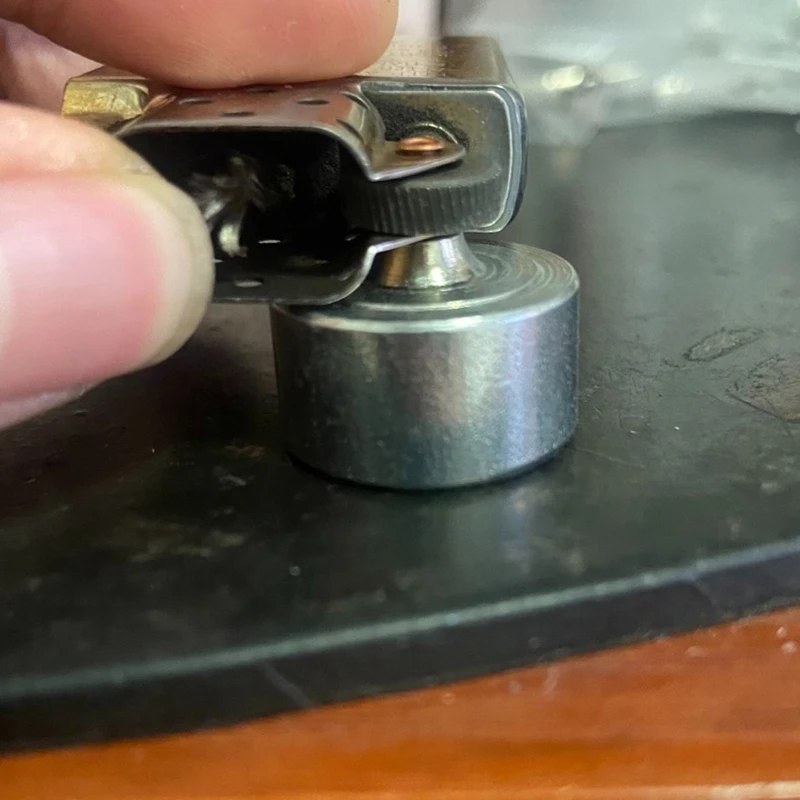 Classic Lighter Steel Wheel's Hollow Out Rivet Install Tool Base For Zippo Zorro Oil Lighter Inner Liner DIY Tool Accessory