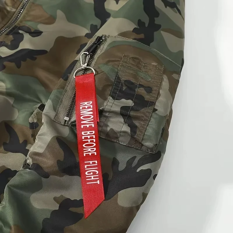 Autumn/Winter Men's Camouflage Jacket 2024 New Outdoor Camping Fishing Windproof Warm Baseball Coat Fashion Men's Windbreaker