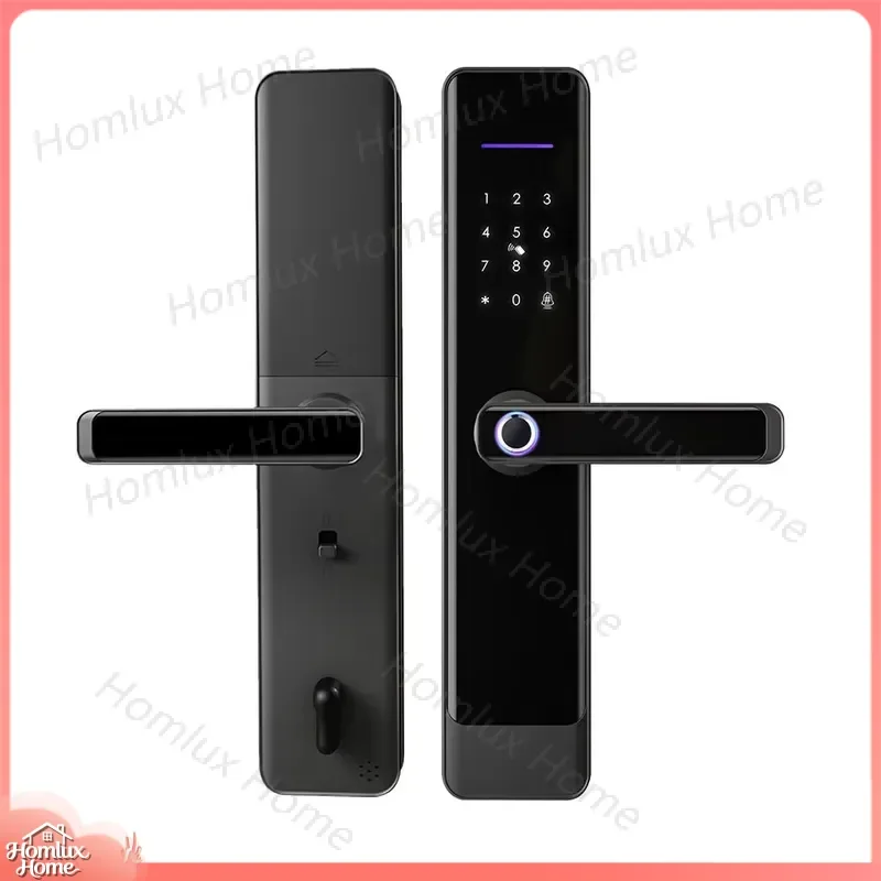 Best Selling Pin Type Biometric Fingerprint Password Smart Door Lock with IC RFID Card WiFi Tuya Compatible for Wooden