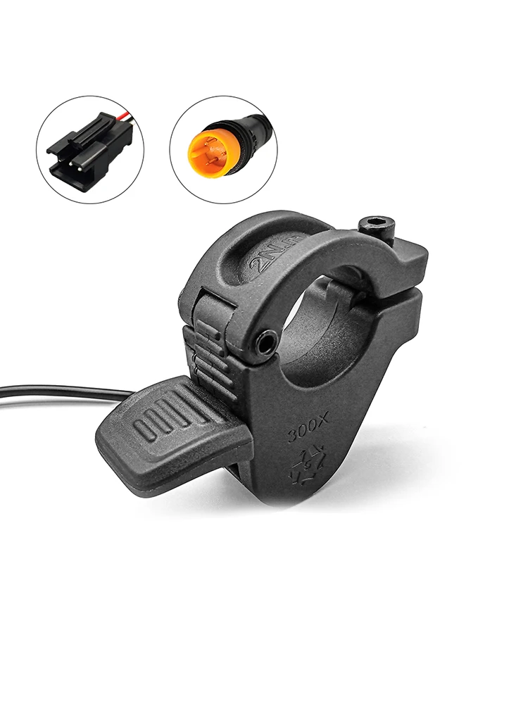 AliExpress Electric Bicycle Accessorie WuXing 300X Ebike Thumb Throttle Left/Right Finger Throttle 24V 36V 48V 60V 72V Universal Voltage
