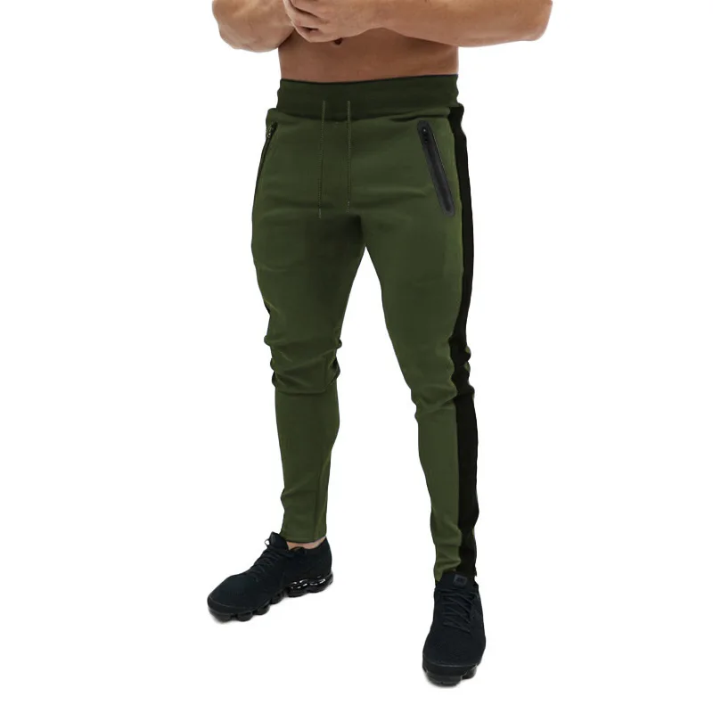

2025 New Side Splicing Color Pants Men's Loose Straight Leg Sports Pants Multi functional Slow Running Casual Men's Pants