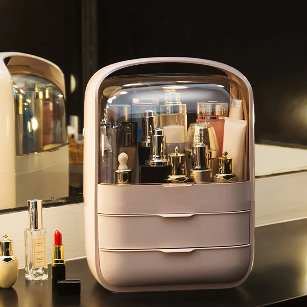 Stylish And Functional Cosmetic Box For Beauty Collection Practical Large Capacity Cosmetic Organizer Box Organizer