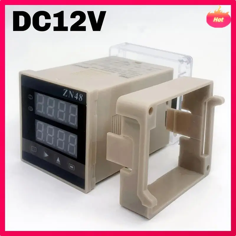 Contatore relè temporizzato digitale serie AD-ZN48 220VAC 380VAC 24VDC Contatore di rivoluzione contatore temporale multifunzione E