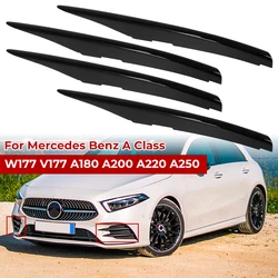 메르세데스 벤츠 A클래스 A180 A200 A220 A250 W177 V177AMG 2019 2020 2021 2022 2023 전면 안개등 장식 스트립 트림 커버