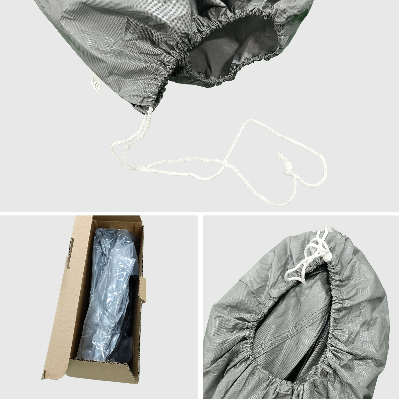 غطاء سيارة عالمي مقاس 170 بوصة - 180 بوصة مقاوم للماء مناسب لجميع الأحوال الجوية لسيارة السيدان