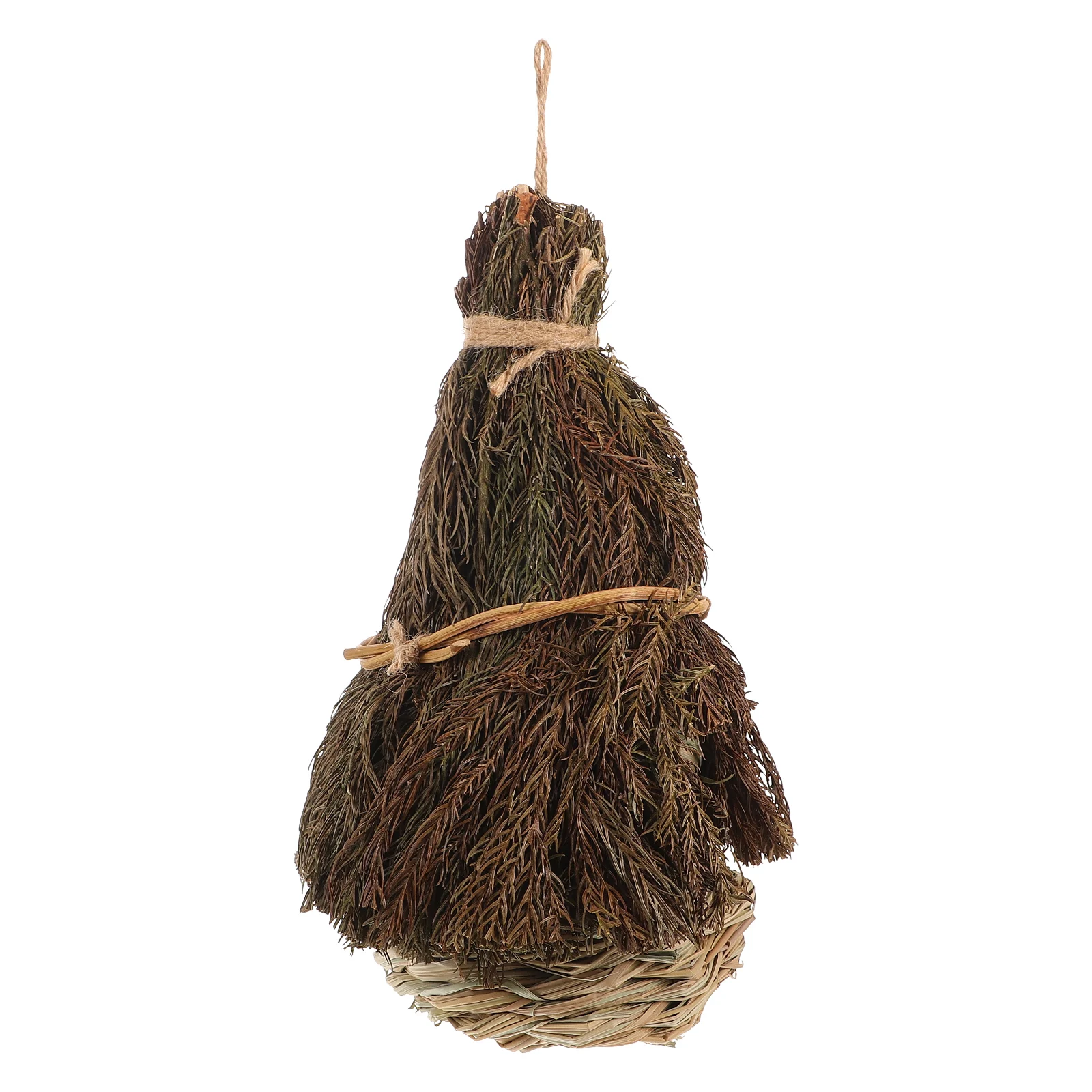 

Woven Bird Nest Handmade Grass Cage for Small Birds Garden Decoration Supplies Outdoor Hanging Nests Bird House Pet Products