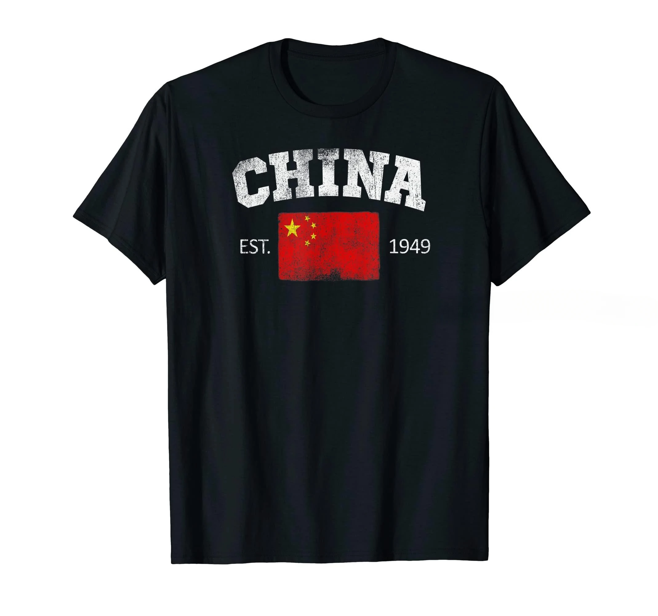 

UNISEX T Shirts Size S-6XL Vintage CHINA Independence Day Flag Est 1949 Souvenir T-Shirt Gift Hip Hop MEN WOMEN