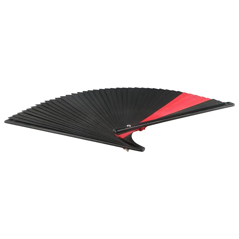 Black Small Classical Handmade Folding Dance Props Dance Fan Kimono Fan Bamboo Fan