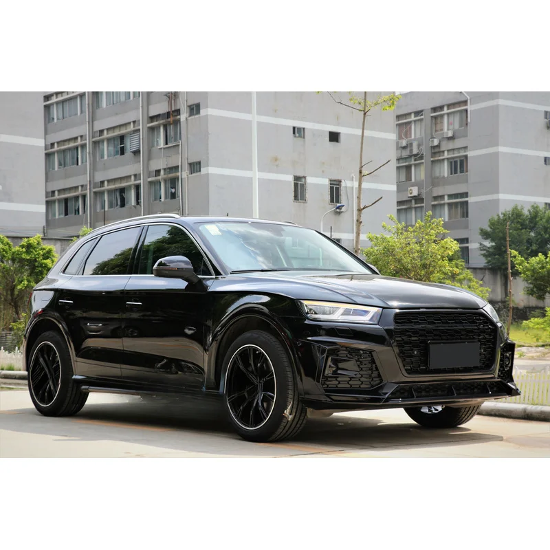 For Audi Q5L 18-20 Modify Star Edition Body Kit Front Bumper Grille Rear Diffuser Exhaust Tip