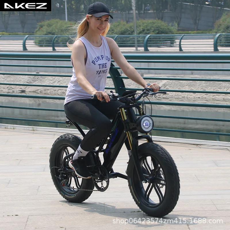 20 inch aluminum alloy soft tail retro mountain off-road rough tires variable speed bicycle snow adult moped