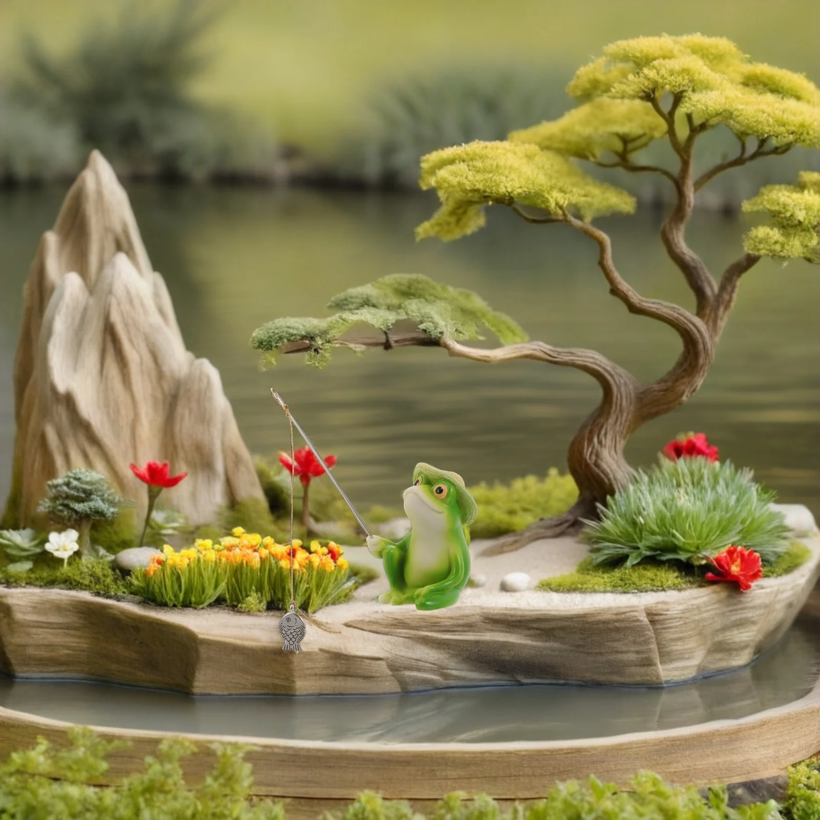 

1 Piece Outdoor Decor Sculpture Garden Statue Landscape Art Metal Wind Sculpture for Yard Patio Decoration Outdoor Ornament