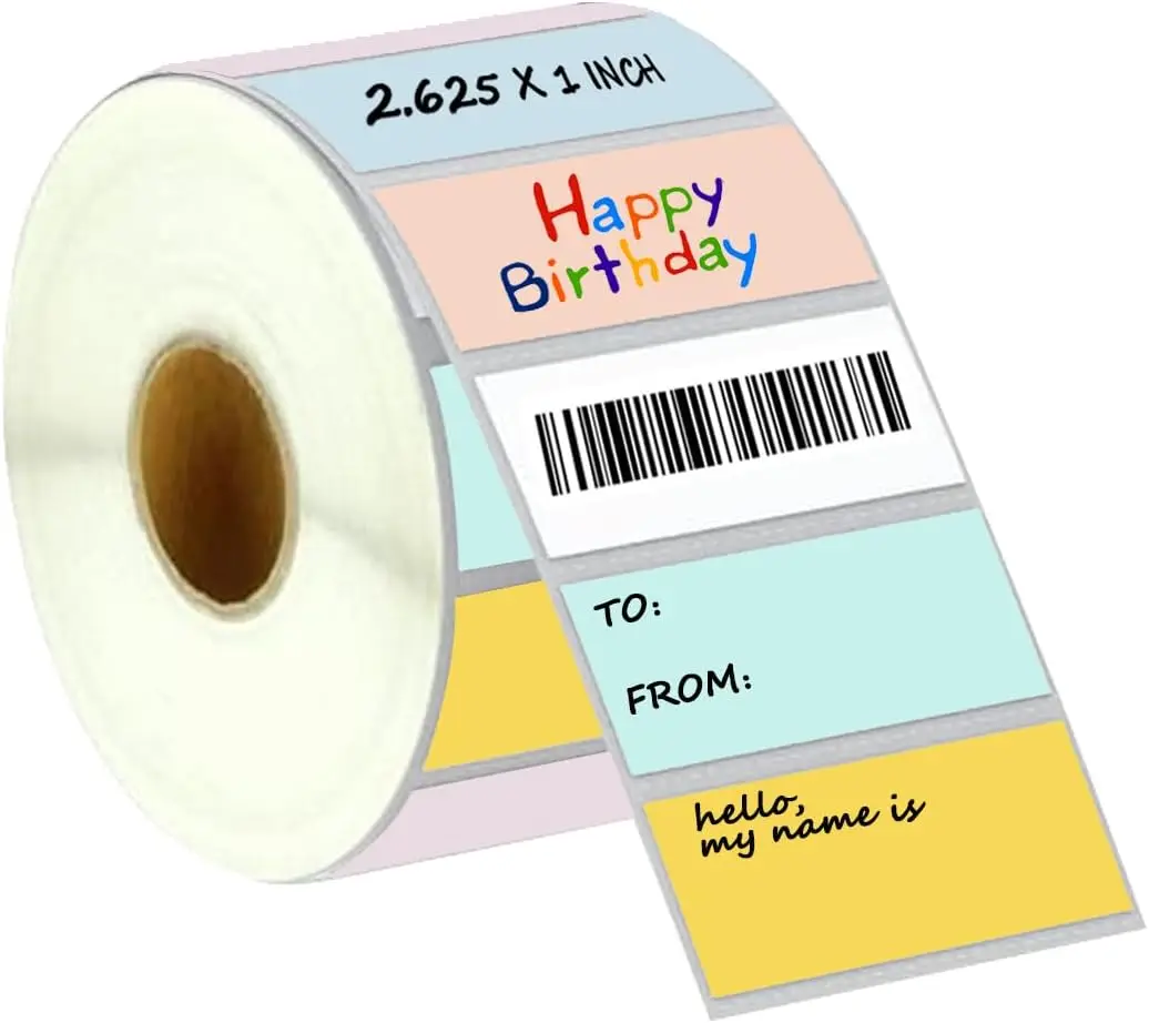 

Этикетки FBA с прямым термобельем, наклейки с именем Рождества, подарочные бирки, этикетки со штрих-кодом