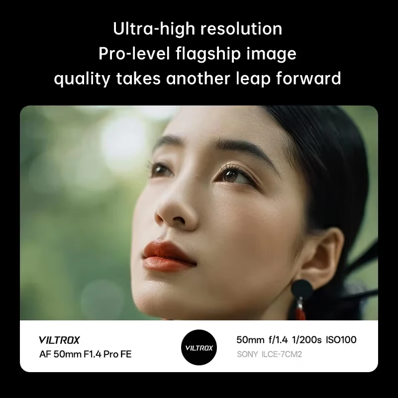 VILTROX AF 50mm F1.4 PRO Full-Frame Large Aperture Prime Camera Lens with HyperVCM motor for Sony E-Mount Camera Metal Design