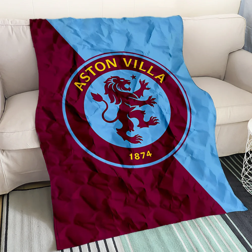 A-Aston Villa F.CS Bed Blankets & Throw Blanket for Sofa Football Luxury Blankets King Size Bed Blanket 150cm X 200cm Cobija