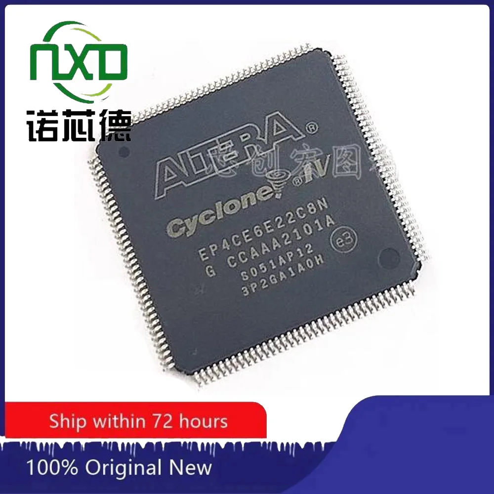 5PCS / LOT EP4CE6E22C8N IC FPGA 91 I/O 144EQFP FIELD PROGRAMMABLE GATE ARRAY LOGIC DEVICES FPGA) IC MCU