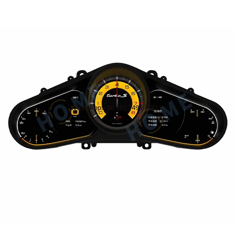 

Car LCD Digital Cluster Instrument Panel Instrument Speedometer for. .2010-2015 Linux System 12.3 Inch Dashboard