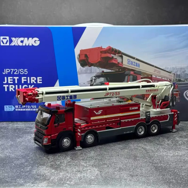

Литой под давлением масштаб 1:50 XCMG JP72 реактивная пожарная машина из сплава, инженерная модель, статическая коллекция, сувенир, хобби, дисплей, подарочная игрушка