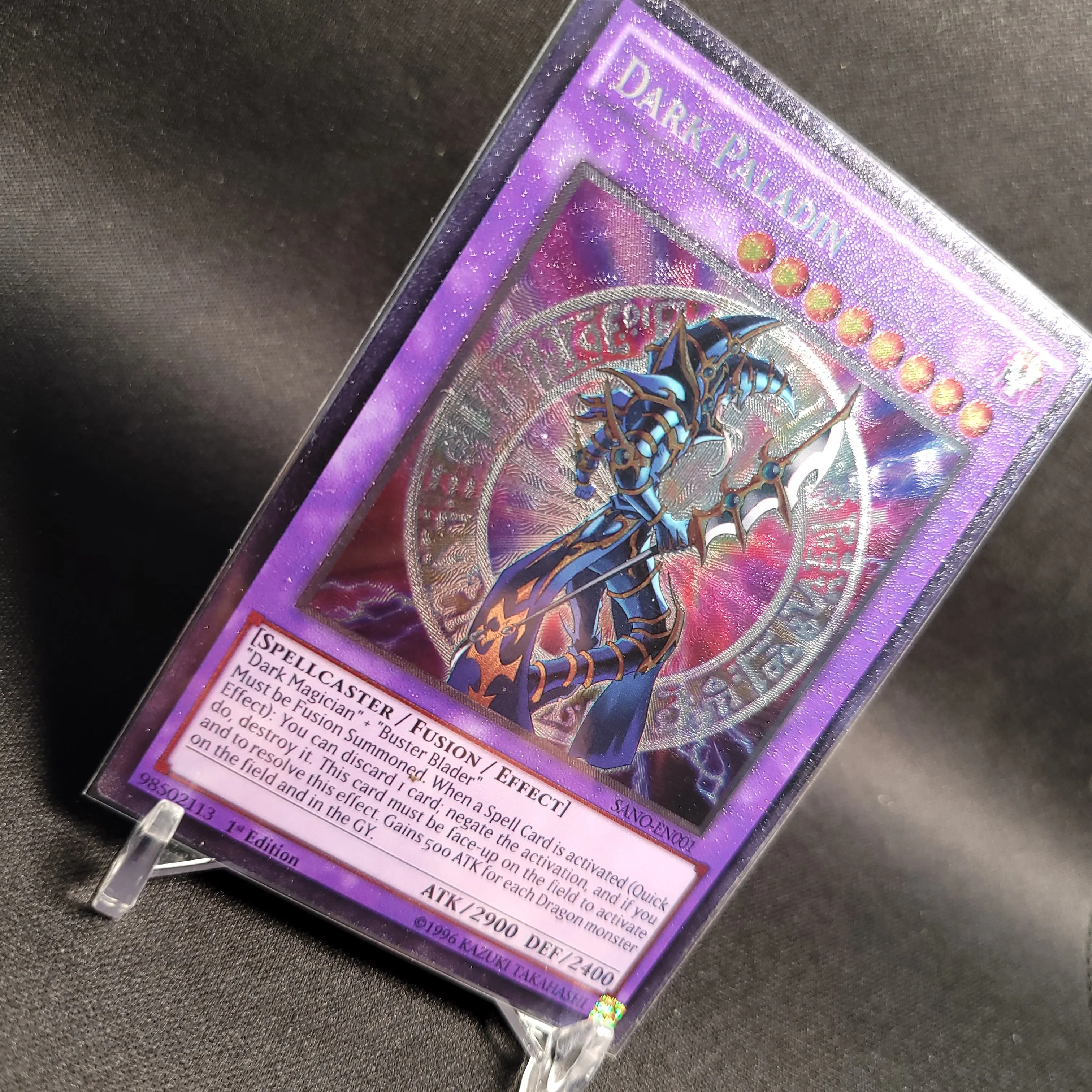 Yu-Gi-Oh  Ultimate Rare SANO-EN001/Dark Paladin Children\'s Gift Collectible Card Toys (Not Original)