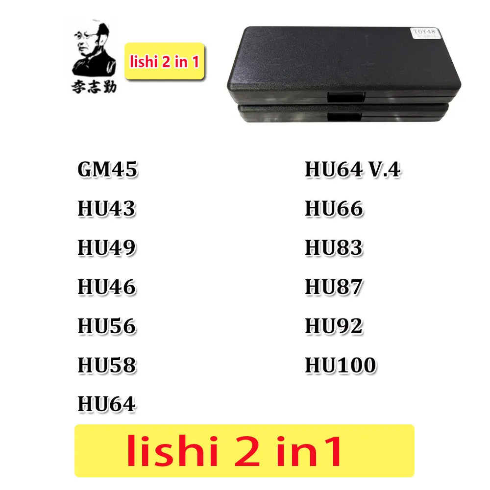 

Инструмент Lishi 2 в 1 GM45 HU43 HU46 HU49 HU56 HU58 HU64 HU66 HU83 HU87 HU92 HU100 слесарный инструмент для автомобильного ключа