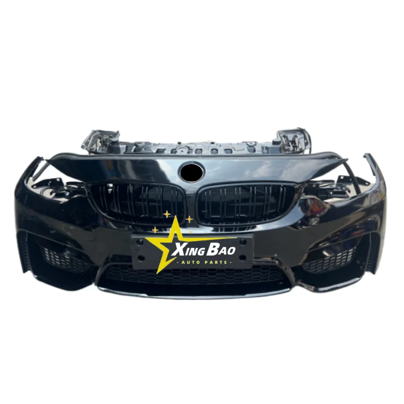 Original High Quality Car Bumpers  Front Bumper for 3 Series 4 Series M3 M4 F80 F82  Front End Nose With Grill With Radiator