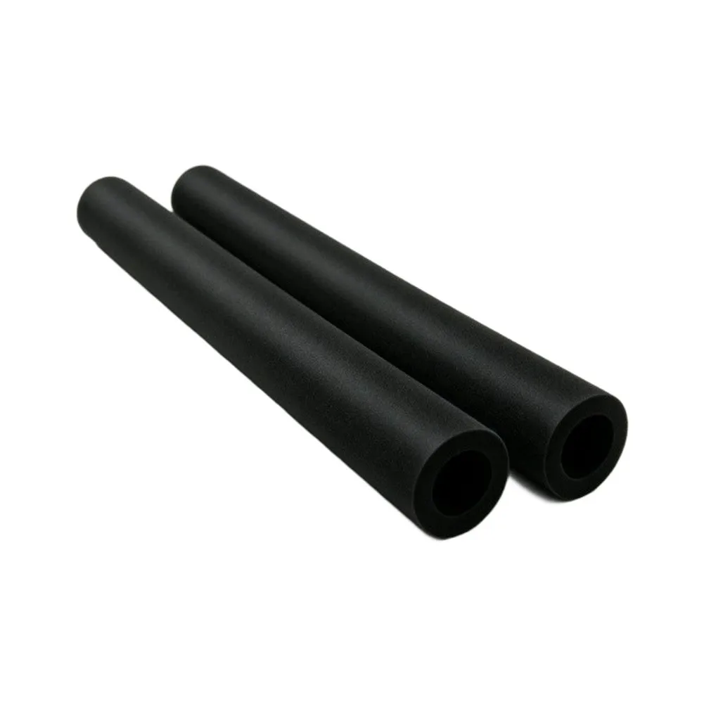 Black Rubber Plastic Foam Insulation Sleeve for 2 Inch Pipes Fire Resistant Weatherproof 3.2mm x 52mm x 1900mm