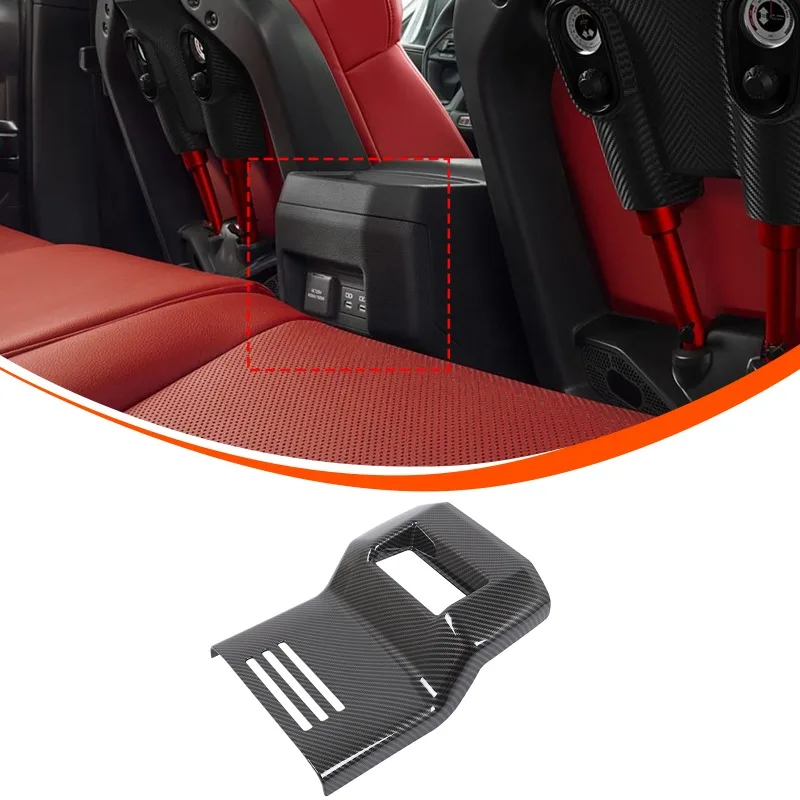 

Подлокотник центральной консоли из АБС-пластика, задняя вентиляционная крышка для Toyota Tacoma 2024+ (универсальная посадка), автомобильные аксессуары