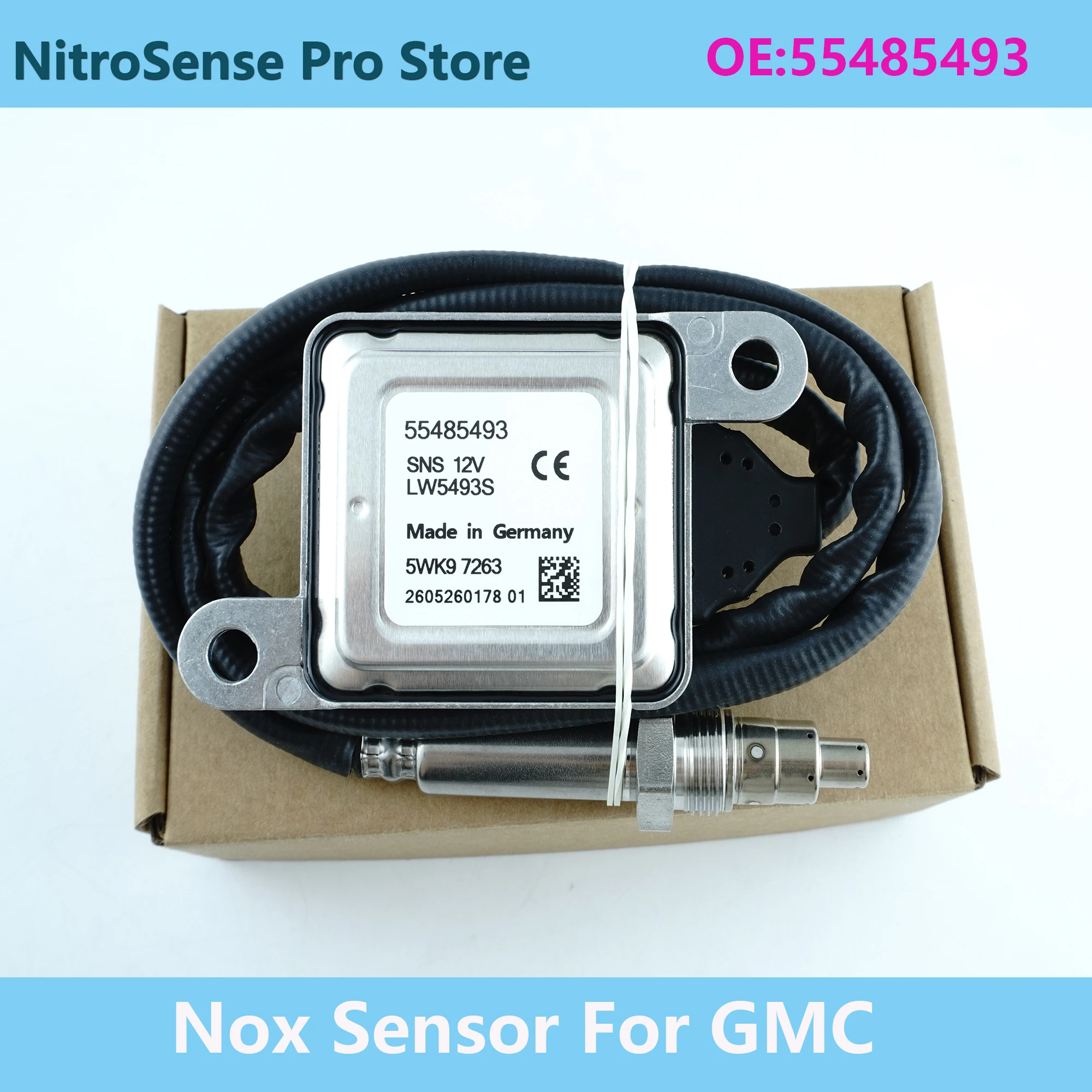 

Nox Sensor For Opel Zafira Tourer Vauxhall Zafira Diesel 2013-2025 5WK97263 55485493 Car Part