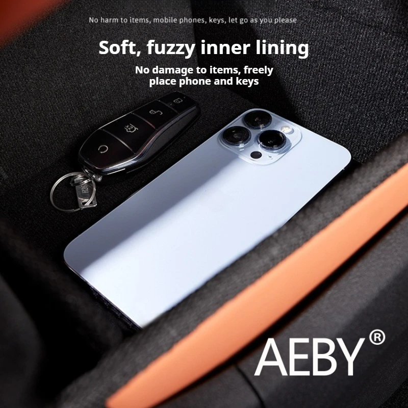 ถาดเก็บของคอนโซลกลาง AEBY สำหรับรถยนต์ BYD Sealion 7 ปี 2024 กันน้ำ กันลื่น ชั้นเก็บของชั้นล่าง อุปกรณ์ตกแต่งภายใน