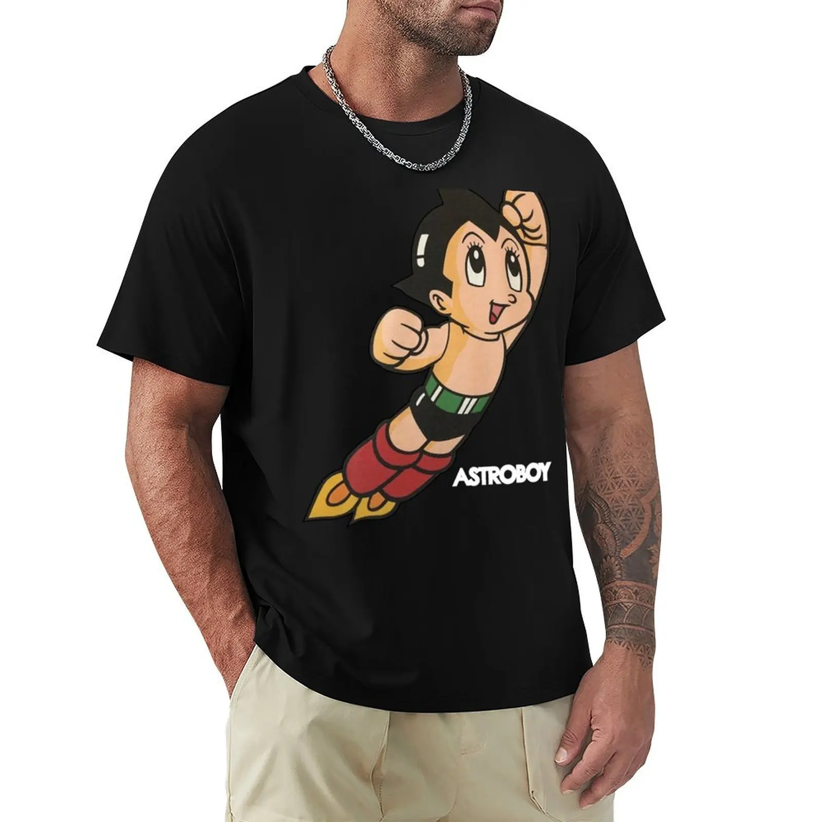 

Vintage Astroboy Anime Robot Show Astro Boy Space Art Childhood Cartoon Manga T-Shirt summer top anime sweat men t shirt