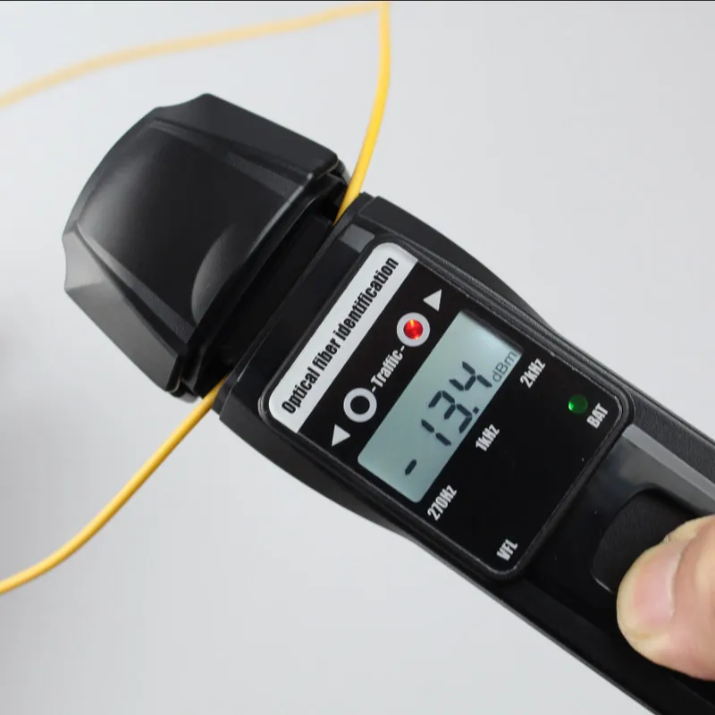 Fiber optic identification instrument red light signal direction finder online testing of optical power intensity